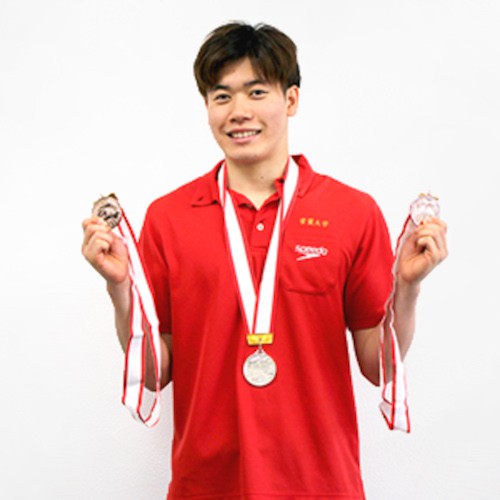 フィンスイミング 日本選手権大会 200mJビーフィン第2位 山田 健人様